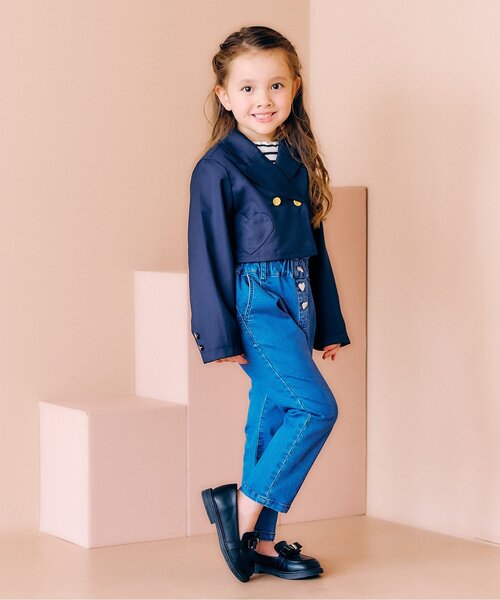 apres les cours(アプレレクール)の「【ジュニア対応】メロウリブTシャツ(Tシャツ/カットソー・キッズ・ピンク/オフホワイト/その他2・110/100/90/80/140/130/120)」の17枚目の写真