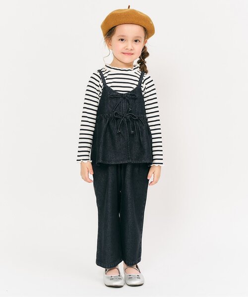 apres les cours(アプレレクール)の「【ジュニア対応】メロウリブTシャツ(Tシャツ/カットソー・キッズ・ピンク/オフホワイト/その他2・110/100/90/80/140/130/120)」の16枚目の写真