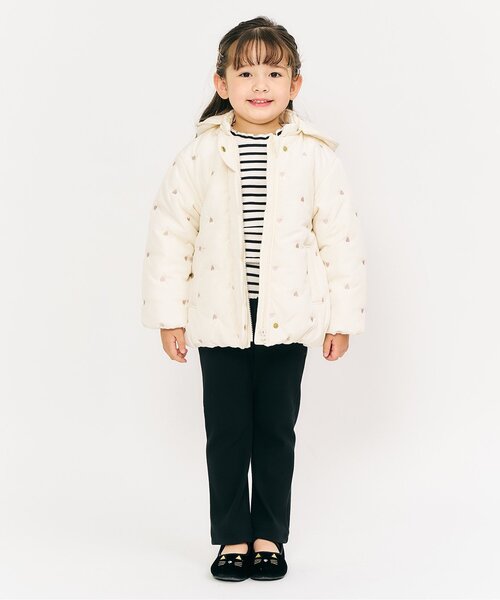 apres les cours(アプレレクール)の「【ジュニア対応】メロウリブTシャツ(Tシャツ/カットソー・キッズ・ピンク/オフホワイト/その他2・110/100/90/80/140/130/120)」の11枚目の写真