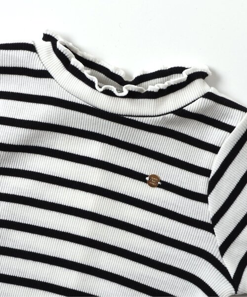 apres les cours(アプレレクール)の「【ジュニア対応】メロウリブTシャツ(Tシャツ/カットソー・キッズ・ピンク/オフホワイト/その他2・110/100/90/80/140/130/120)」の21枚目の写真