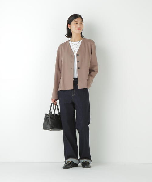 human woman(ヒューマンウーマン)の「◆ダンボールVネックカーディガン(カーディガン/ボレロ・レディース・ブラウン系その他/ブルー/ネイビー・MEDIUM)」の14枚目の写真