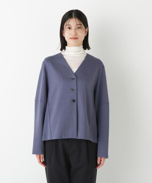 human woman(ヒューマンウーマン)の「◆ダンボールVネックカーディガン(カーディガン/ボレロ・レディース・ブラウン系その他/ブルー/ネイビー・MEDIUM)」の20枚目の写真