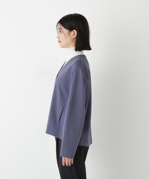 human woman(ヒューマンウーマン)の「◆ダンボールVネックカーディガン(カーディガン/ボレロ・レディース・ブラウン系その他/ブルー/ネイビー・MEDIUM)」の21枚目の写真