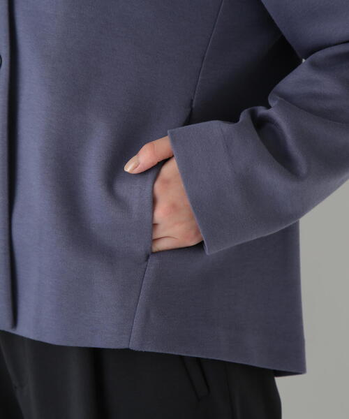 human woman(ヒューマンウーマン)の「◆ダンボールVネックカーディガン(カーディガン/ボレロ・レディース・ブラウン系その他/ブルー/ネイビー・MEDIUM)」の7枚目の写真