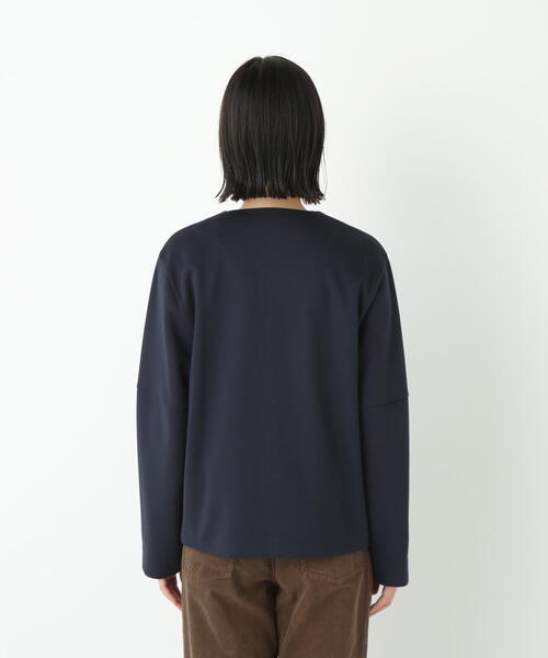 human woman(ヒューマンウーマン)の「◆ダンボールVネックカーディガン(カーディガン/ボレロ・レディース・ブラウン系その他/ブルー/ネイビー・MEDIUM)」の12枚目の写真