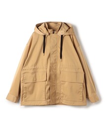 マカフィーブルゾン MACPHEE(マカフィ) コットンクロス フーデッドブルゾン
