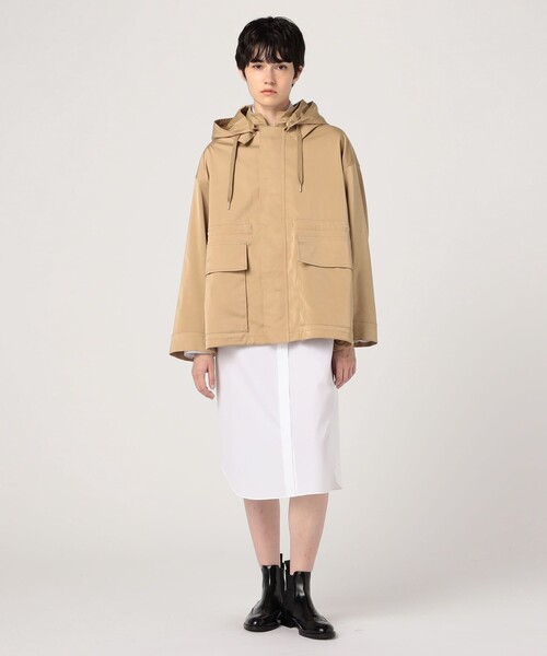 ダブルサテン フーディーブルゾン（ブルゾン）｜MACPHEE（マカフィー