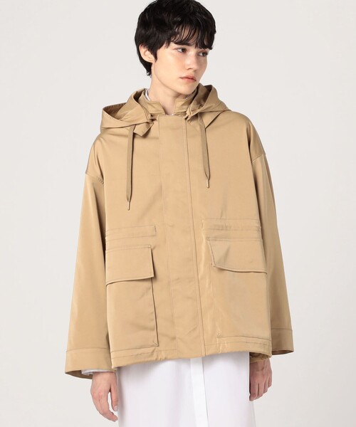 MACPHEE ダブルサテン フーディーブルゾン マカフィー MACPHEEダブルサテン フーディーブルゾン （19 ブラック