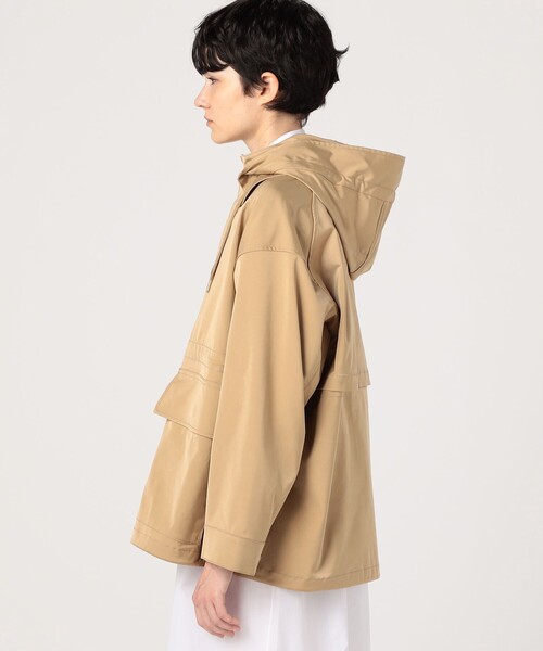 MACPHEE（マカフィー）の「ダブルサテン フーディーブルゾン（ブルゾン・レディース・ブラック/ベージュ・36）」の5枚目の写真