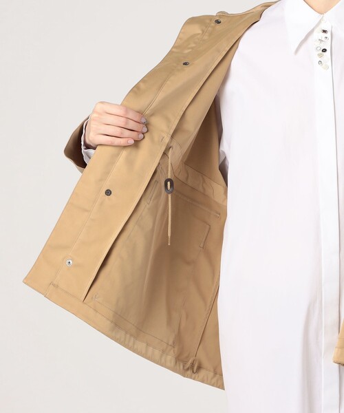 セール】ダブルサテン フーディーブルゾン（ブルゾン）｜MACPHEE