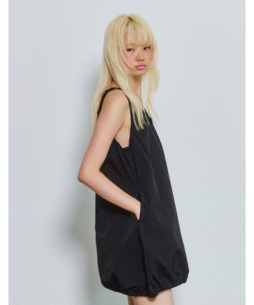 Little sunny bite(リトルサニーバイト)の「《little sunny bite》nylon mini dress(ワンピース・レディース・ホワイト/イエロー/ブラック・MEDIUM/SMALL)」の9枚目の写真