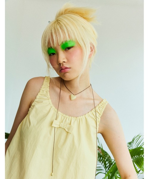 Little sunny bite(リトルサニーバイト)の「《little sunny bite》nylon mini dress(ワンピース・レディース・ホワイト/イエロー/ブラック・MEDIUM/SMALL)」の14枚目の写真