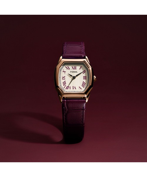 FOSSIL(フォッシル)の「フォッシル 腕時計 レディース アナログ レザー ES5428(アナログ腕時計・レディース・パープル・FREE)」の1枚目の写真