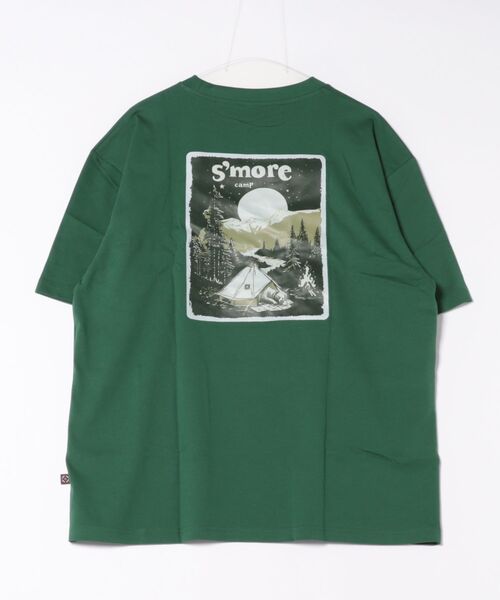 S'more(スモア)の「S'more Solo Camping Bear S/S pt.Tee ソロキャンプの熊プリント半袖Tシャツ (SS)(Tシャツ/カットソー・レディース・ブルー/ホワイト/グリーン・LARGE/X-LARGE/SMALL/MEDIUM)」の15枚目の写真