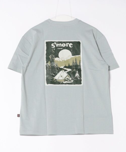 S'more(スモア)の「S'more Solo Camping Bear S/S pt.Tee ソロキャンプの熊プリント半袖Tシャツ (SS)(Tシャツ/カットソー・レディース・ブルー/ホワイト/グリーン・LARGE/X-LARGE/SMALL/MEDIUM)」の17枚目の写真