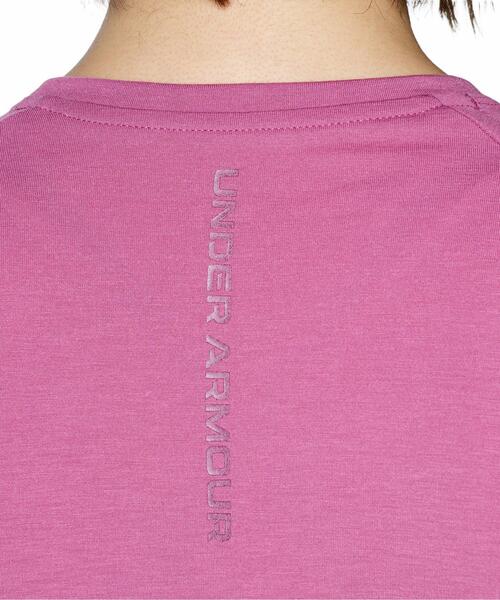 UNDER ARMOUR(アンダーアーマー)の「UAソフト Tシャツ(トレーニング/レディース)(Tシャツ/カットソー・レディース・ピンク系・XL/L/M/S)」の6枚目の写真