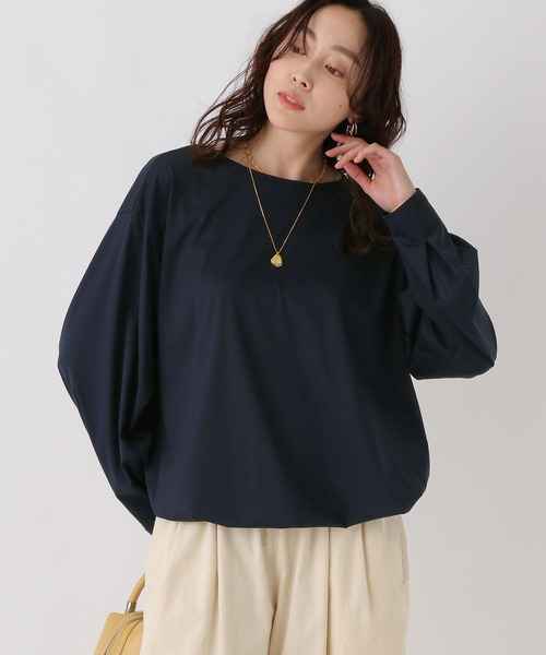Elura(エルーラ)の「ブラウスライクプルオーバー/588165(Tシャツ/カットソー・レディース・ネイビー/ホワイト・FREE)」の12枚目の写真