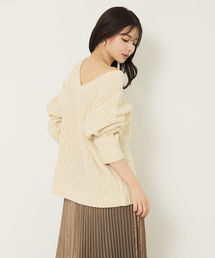 ローゲージ2WAYニット