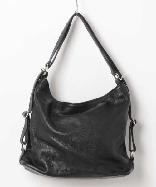 andrea cardone（アンドレアカルドネ）の「【ANDREA CARDONE】シュリンクレザー2WAYバッグ(Q56393)（トートバッグ・レディース・ブラック・ALL）」の2枚目の写真