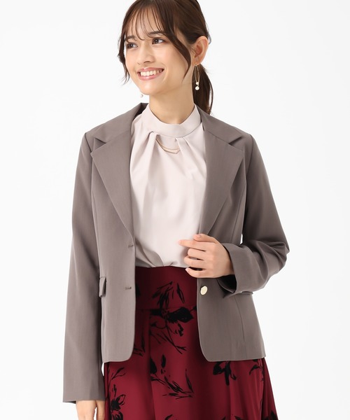 MISCH MASCH(ミッシュマッシュ)の「2026春夏新作 シングルテーラードジャケット(テーラードジャケット・レディース・ブラウン/グレイッシュベージュ/ブラック/グレー・M/S)」の5枚目の写真