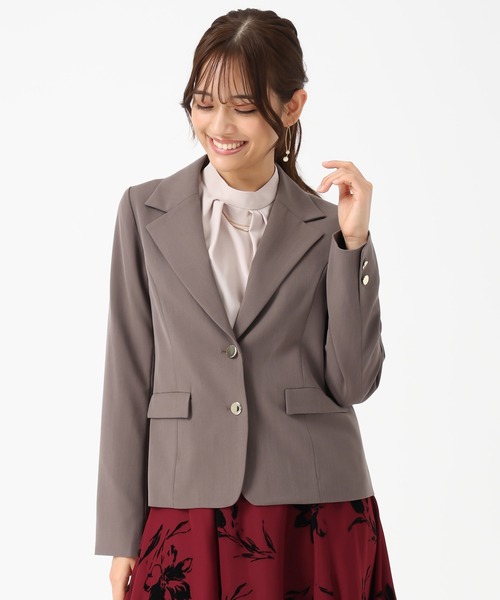 MISCH MASCH(ミッシュマッシュ)の「2026春夏新作 シングルテーラードジャケット(テーラードジャケット・レディース・ブラウン/グレイッシュベージュ/ブラック/グレー・M/S)」の21枚目の写真