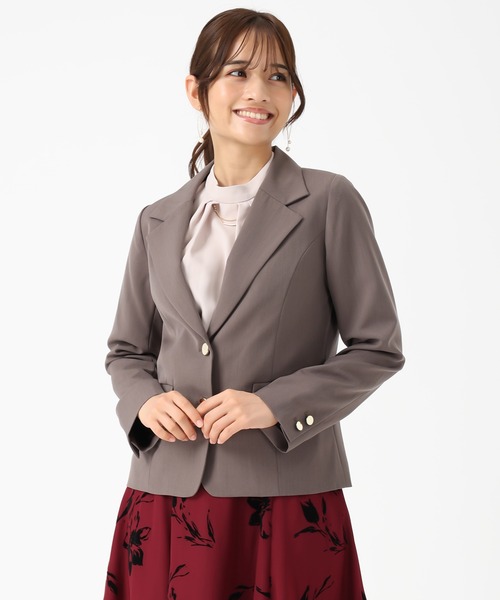 MISCH MASCH(ミッシュマッシュ)の「2026春夏新作 シングルテーラードジャケット(テーラードジャケット・レディース・ブラウン/グレイッシュベージュ/ブラック/グレー・M/S)」の22枚目の写真