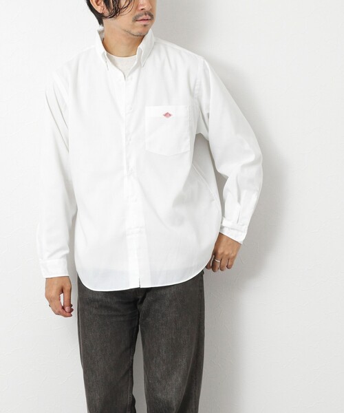 DANTON（ダントン）の「【DANTON/ダントン】ドットボタン ボタンダウンシャツ/DOT BUTTON B.D. SHIRT/DT-B0293 POD（シャツ/ブラウス・メンズ・ホワイト/ホワイト系その他・44/40/42/38）」の5枚目の写真