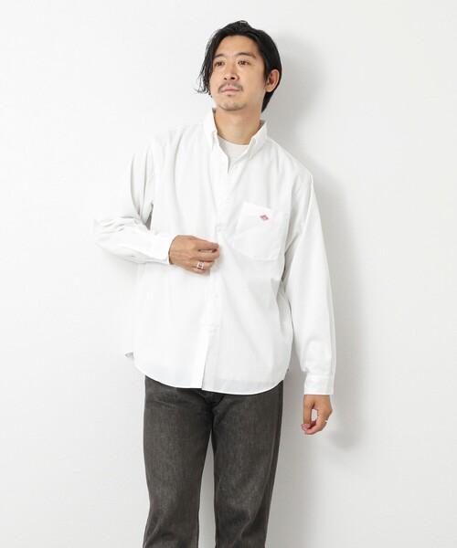 DANTON（ダントン）の「【DANTON/ダントン】ドットボタン ボタンダウンシャツ/DOT BUTTON B.D. SHIRT/DT-B0293 POD（シャツ/ブラウス・メンズ・ホワイト/ホワイト系その他・44/40/42/38）」の9枚目の写真