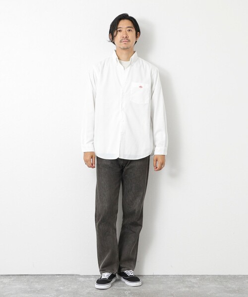 DANTON（ダントン）の「【DANTON/ダントン】ドットボタン ボタンダウンシャツ/DOT BUTTON B.D. SHIRT/DT-B0293 POD（シャツ/ブラウス・メンズ・ホワイト/ホワイト系その他・44/40/42/38）」の10枚目の写真