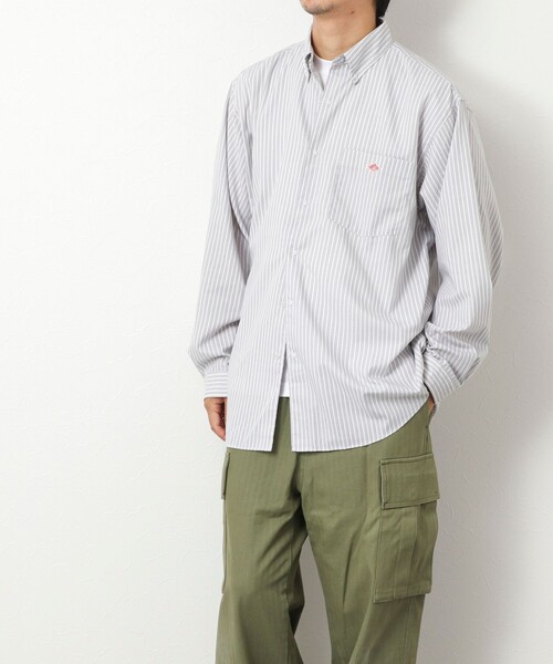 DANTON（ダントン）の「【DANTON/ダントン】ドットボタン ボタンダウンシャツ/DOT BUTTON B.D. SHIRT/DT-B0293 POD（シャツ/ブラウス・メンズ・ホワイト/ホワイト系その他・44/40/42/38）」の14枚目の写真