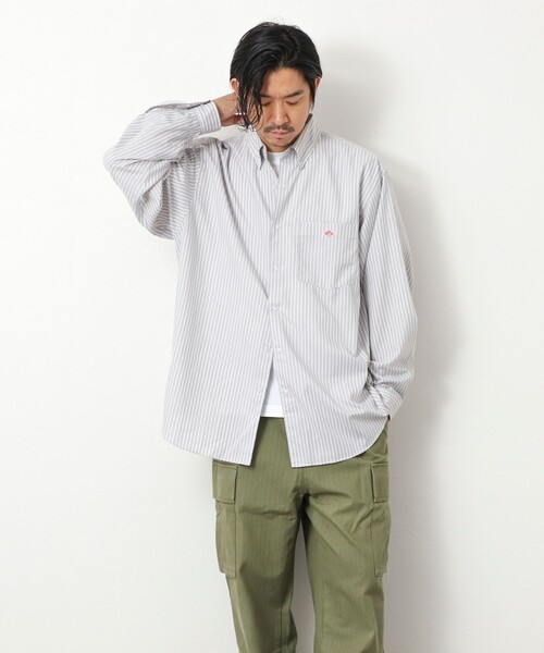 DANTON（ダントン）の「【DANTON/ダントン】ドットボタン ボタンダウンシャツ/DOT BUTTON B.D. SHIRT/DT-B0293 POD（シャツ/ブラウス・メンズ・ホワイト/ホワイト系その他・44/40/42/38）」の18枚目の写真
