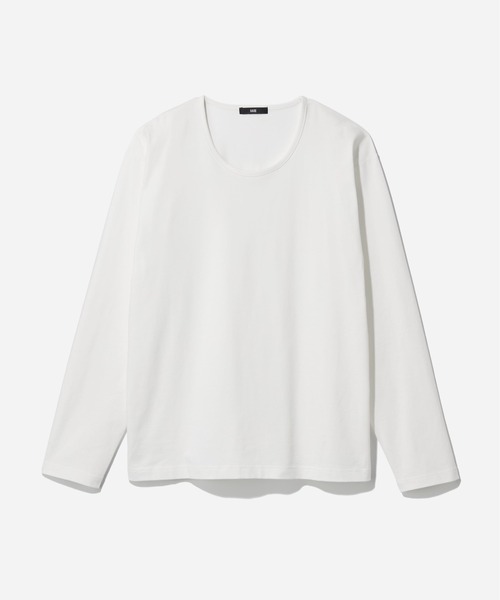 HARE(ハレ)の「ユルネックベーシックカットLS(HARE)(Tシャツ/カットソー・メンズ・ホワイト/ブラック/グレー系その他/ホワイト系/ライトブルー/ブラック系/ライトグレー・MEDIUM/SMALL)」の1枚目の写真