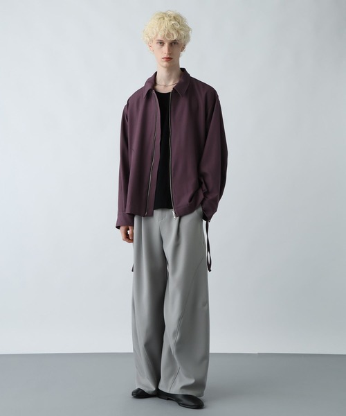 HARE（ハレ）の「ユルネックベーシックカットLS(HARE)（Tシャツ/カットソー・メンズ・ホワイト/ブラック/グレー系その他・MEDIUM/SMALL）」の5枚目の写真