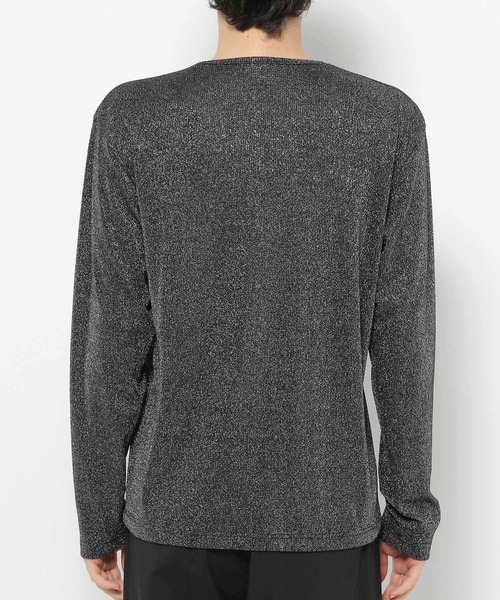 HARE（ハレ）の「ユルネックベーシックカットLS(HARE)（Tシャツ/カットソー・メンズ・ホワイト/ブラック/グレー系その他・MEDIUM/SMALL）」の17枚目の写真