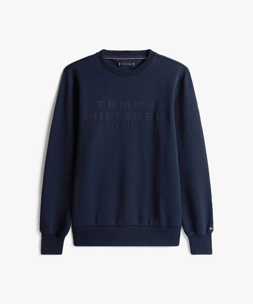 TOMMY HILFIGER(トミーヒルフィガー)の「ナイロンアップリケインテクノクルーネックトレーナー(スウェット・メンズ・ネイビー/ライトグリーン・MEDIUM/LARGE/SMALL/X-LARGE)」の6枚目の写真