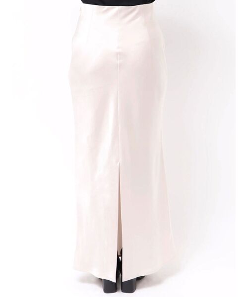 MERCURYDUO（マーキュリーデュオ）の「サテンナロースカート（スカート・レディース・ブルー/ブラウン/ベビーピンク・SMALL/MEDIUM）」の15枚目の写真