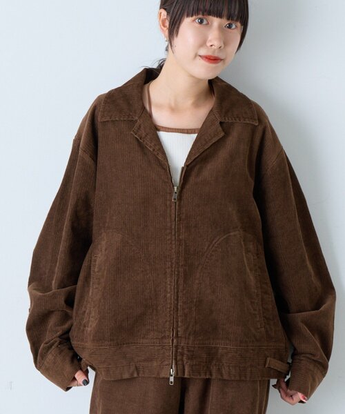 FFAジャケット　ブラウン WHIMSIC/SETUP対応】FFA ジャケット（ブルゾン）｜WHIMSIC