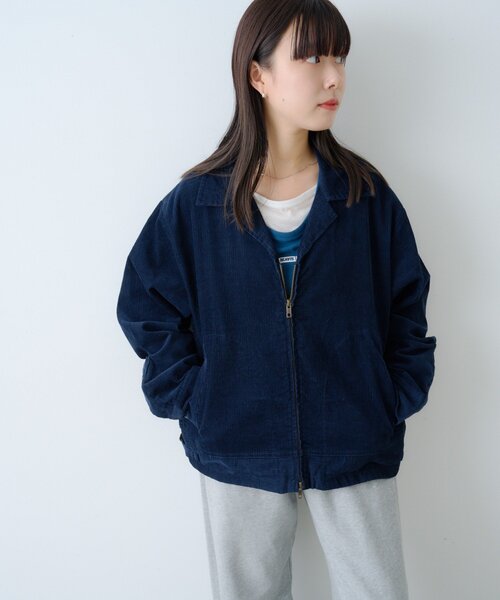 WHIMSIC(ウィムジック)の「【WHIMSIC/SETUP対応】FFA ジャケット(ブルゾン・レディース・ブラウン/ネイビー・FREE)」の5枚目の写真