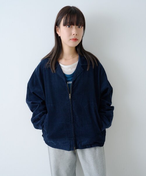 WHIMSIC(ウィムジック)の「【WHIMSIC/SETUP対応】FFA ジャケット(ブルゾン・レディース・ブラウン/ネイビー・FREE)」の6枚目の写真