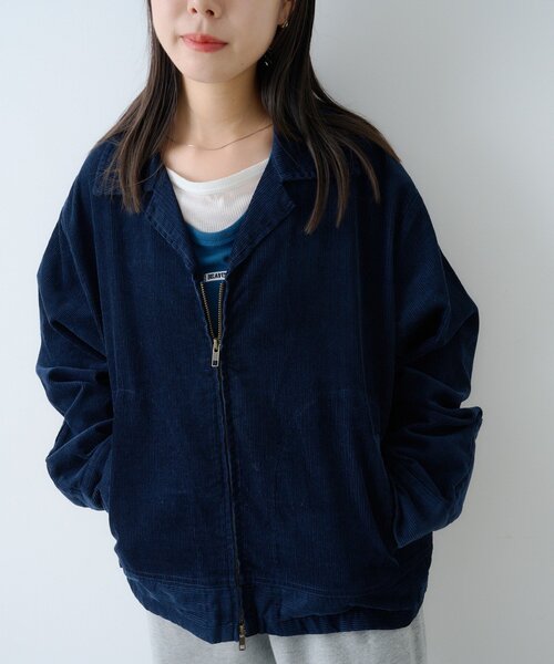 WHIMSIC(ウィムジック)の「【WHIMSIC/SETUP対応】FFA ジャケット(ブルゾン・レディース・ブラウン/ネイビー・FREE)」の7枚目の写真