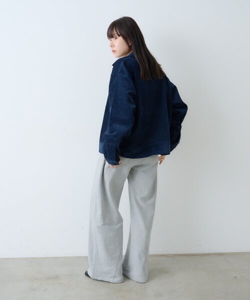 WHIMSIC(ウィムジック)の「【WHIMSIC/SETUP対応】FFA ジャケット(ブルゾン・レディース・ブラウン/ネイビー・FREE)」の8枚目の写真