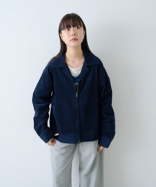 WHIMSIC(ウィムジック)の「【WHIMSIC/SETUP対応】FFA ジャケット(ブルゾン・レディース・ブラウン/ネイビー・FREE)」の10枚目の写真