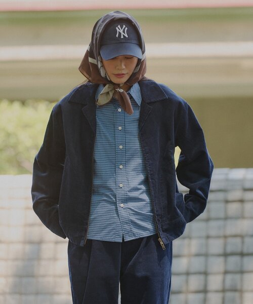 WHIMSIC(ウィムジック)の「【WHIMSIC/SETUP対応】FFA ジャケット(ブルゾン・レディース・ブラウン/ネイビー・FREE)」の11枚目の写真