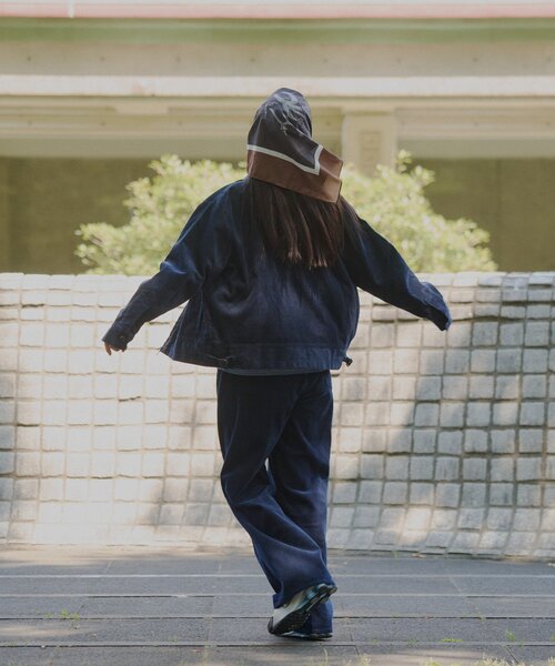 WHIMSIC(ウィムジック)の「【WHIMSIC/SETUP対応】FFA ジャケット(ブルゾン・レディース・ブラウン/ネイビー・FREE)」の14枚目の写真