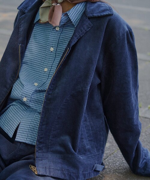 WHIMSIC(ウィムジック)の「【WHIMSIC/SETUP対応】FFA ジャケット(ブルゾン・レディース・ブラウン/ネイビー・FREE)」の19枚目の写真