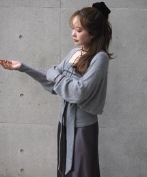 wool blend short bolero cardigan /ウールブレンドショートボレロカーディガン