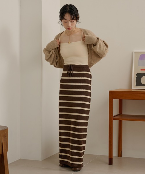 LAULEN（ローレン）の「wool blend short bolero cardigan /ウールブレンドショートボレロカーディガン（カーディガン/ボレロ・レディース・ブラック/グレー/ベージュ・FREE）」の9枚目の写真