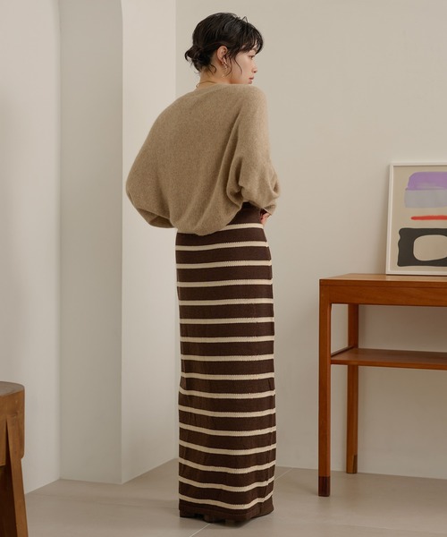 LAULEN（ローレン）の「wool blend short bolero cardigan /ウールブレンドショートボレロカーディガン（カーディガン/ボレロ・レディース・ブラック/グレー/ベージュ・FREE）」の5枚目の写真