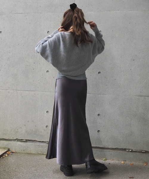 LAULEN（ローレン）の「wool blend short bolero cardigan /ウールブレンドショートボレロカーディガン（カーディガン/ボレロ・レディース・ブラック/グレー/ベージュ・FREE）」の10枚目の写真