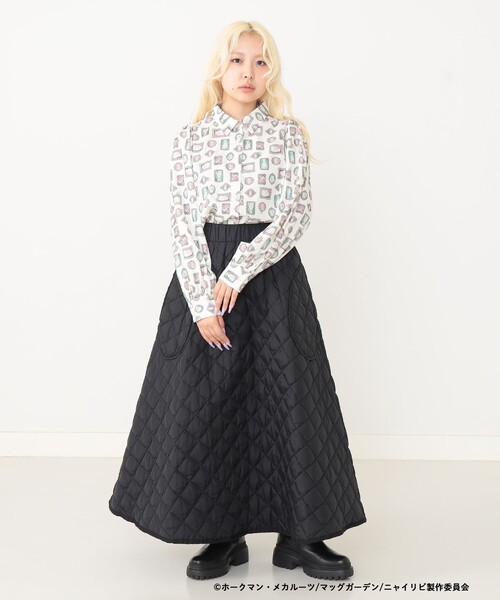 mmts（マミタス）の「【COLLABORATION】ニャイト・オブ・ザ・リビングキャット / ブラウス（シャツ/ブラウス・レディース・オフホワイト/ブラック・ONE SIZE）」の9枚目の写真